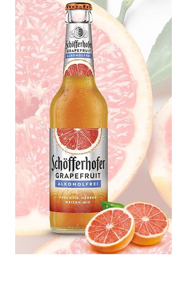Die Schöfferhofer Weizenbier GmbH ruft das Grapefruit-Alkoholfrei-Getränk, das im Sixpack verkauft wird, zurück. - © Schöfferhofer Weizenbier GmbH