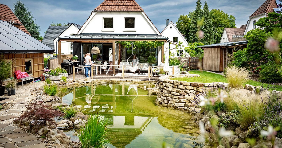 Kleines Paradies in Bielefeld: Familie verwandelt Garten in Naturidyll – mit Video