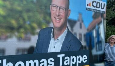 Nanu – warum wirbt Halles Bürgermeister denn in Werther? | Haller Kreisblatt