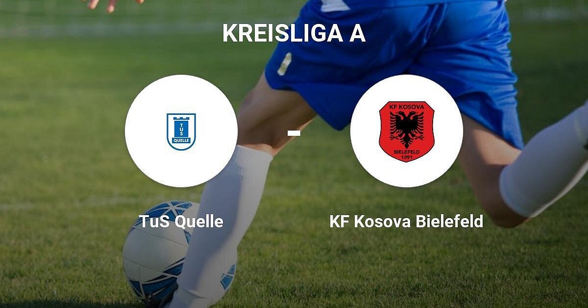 Der TuS Quelle gegen das Team des KF Kosova Bielefeld