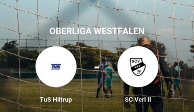 SC Verl II erringt knappen Sieg gegen TuS Hiltrup