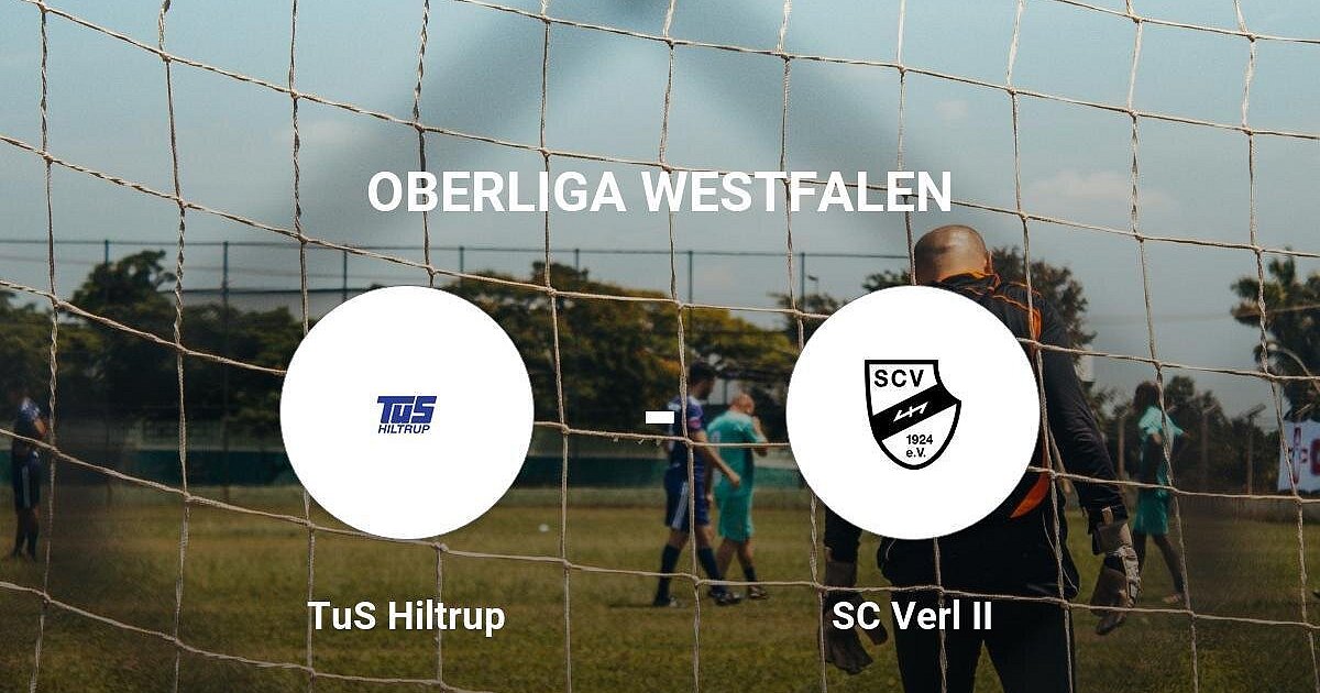 SC Verl II erringt knappen Sieg gegen TuS Hiltrup