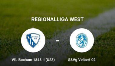 Der VfL Bochum 1848 II (U23) gegen das Team der SSVg Velbert 02