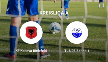 TuS 08 Senne 1 bietet KF Kosova Bielefeld Paroli