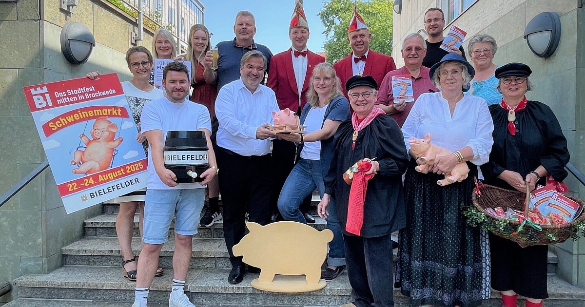 Drei tolle Tage kann beim Schweinemarkt im Bielefelder Süden gefeiert werden
