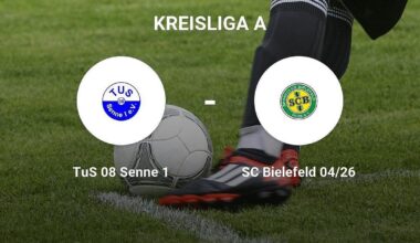SC Bielefeld 04/26 zieht den Kürzeren gegen TuS 08 Senne 1