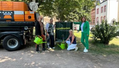 Drei Jahre „Gießbaden“ – Drei Jahre Patenschaft für das Stadtgrün