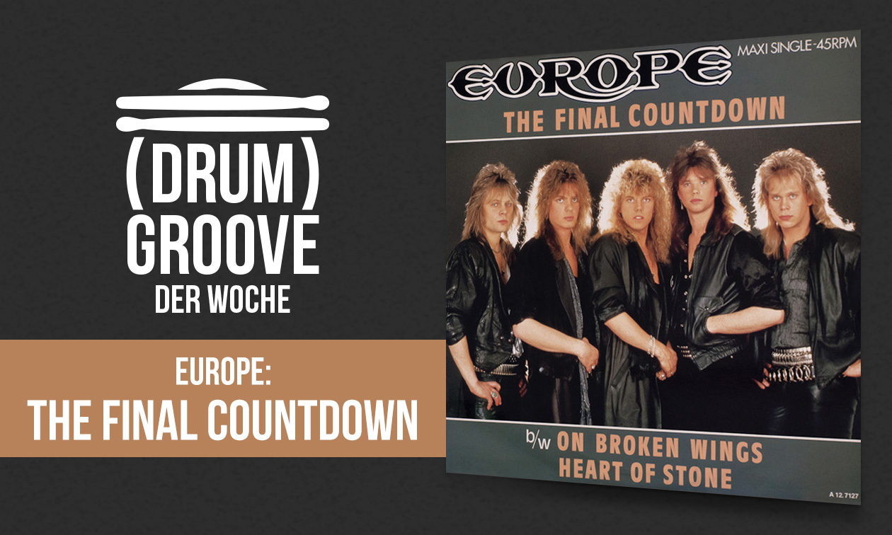 Europe “The Final Countdown“ auf dem Schlagzeug spielen (mit Noten und Audios) Credit: https://www.discogs.com/de/release/631212-Europe-The-Final-Countdown