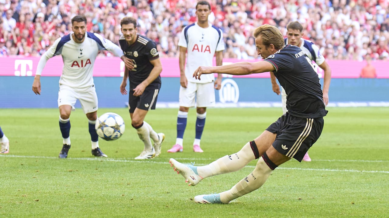 Harry Kane verschießt für den FC Bayern München einen Elfmeter | Sport