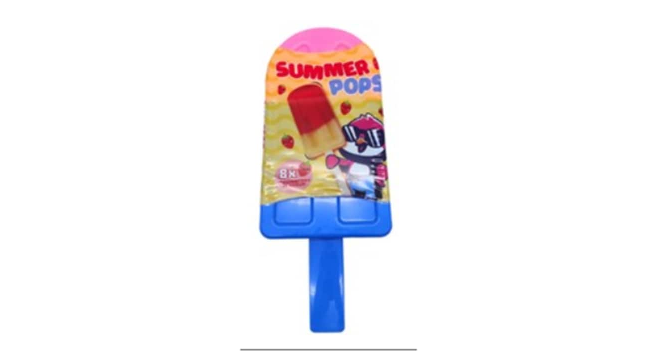 Die "Eiscreme Summer Pops 80g mit 8 Lutschern" könnten gesundheitliche Risiken bergen– die Gründe bleiben vage.