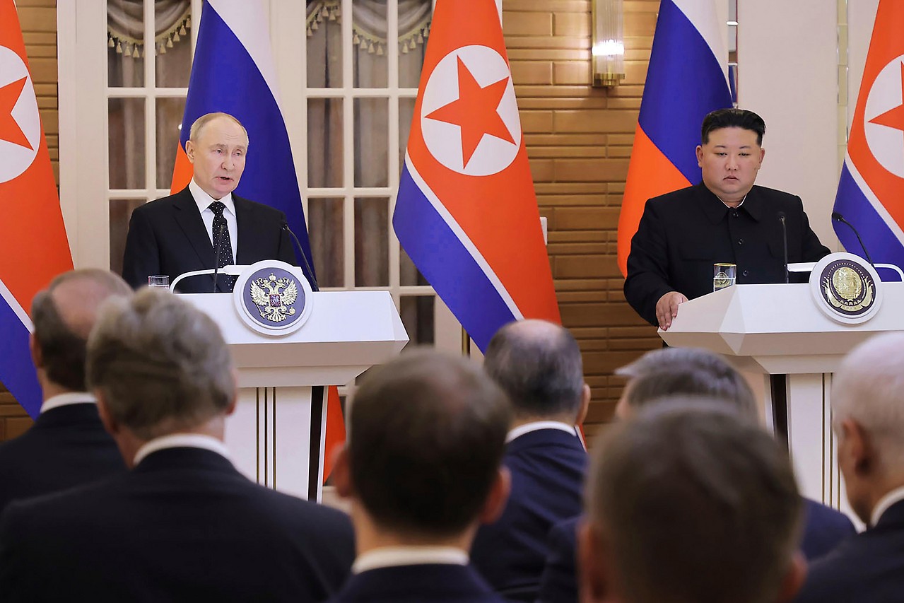 Kim Jong Un und Wladimir Putin