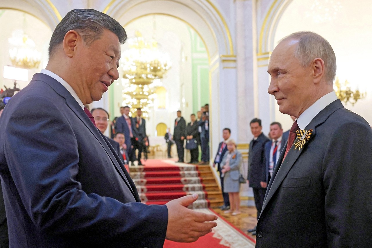 Der russische Präsident und Xi Jinping