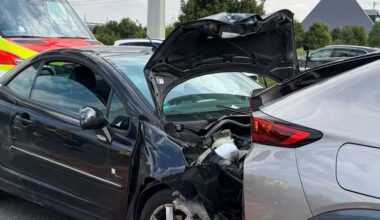 Zwei Verletzte nach Unfall auf A60 bei Mainz-Hechtsheim