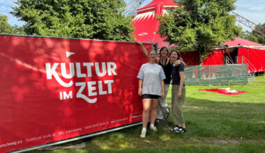 Braunschweig: KulturImZelt - Das Festivalgelände nimmt schon Formen an
