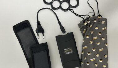 Zoll stellt Schlagring und Elektroschocker sicher