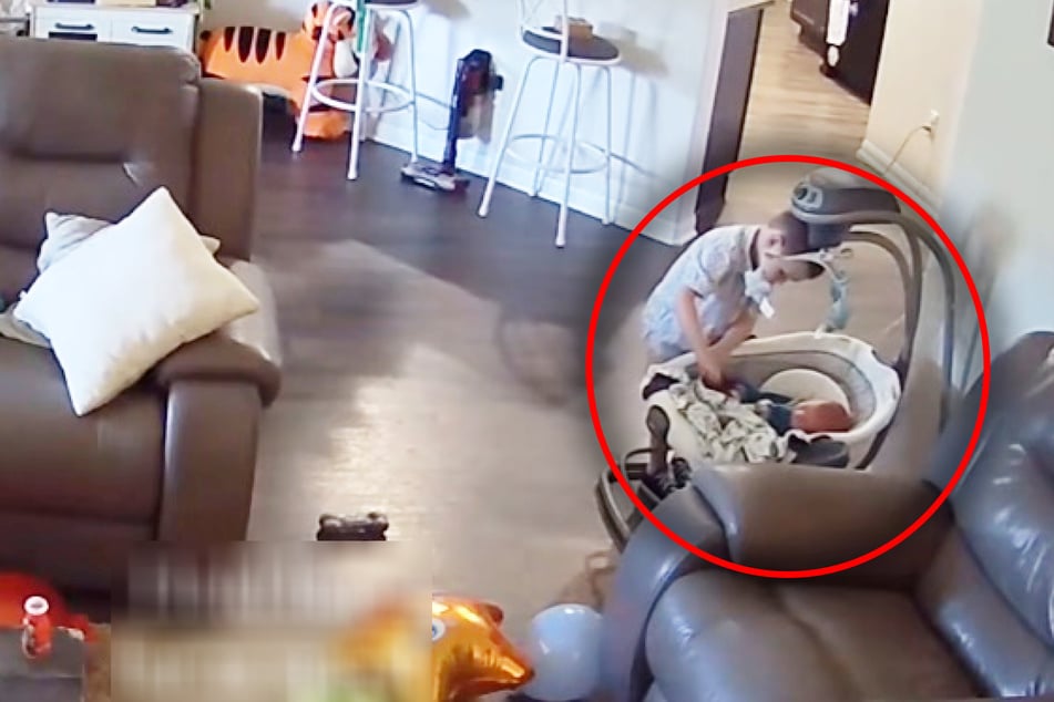 Hayley Glatfelters (28) Sohn (4) reichten wenige Minuten allein mit dem Baby, um ziemlich großen Mist zu bauen.