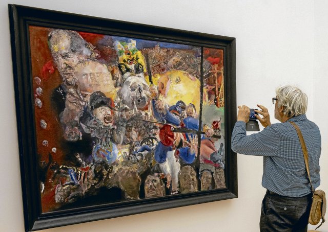 Gegen Unterdrückung und Gewalt: Zum Leipziger Schostakowitsch-Festival passte die zeitgleich stattfindende Bernhard-Heisig-Ausstellung, mit Bildern wie »Als ich die Völkerschlacht malen wollte«.
