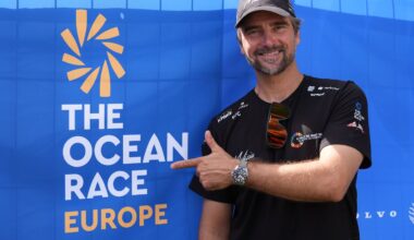 Der deutsche Segel-Star Boris Herrmann beim Ocean Race Europe. Foto: Marcus Brandt/dpa