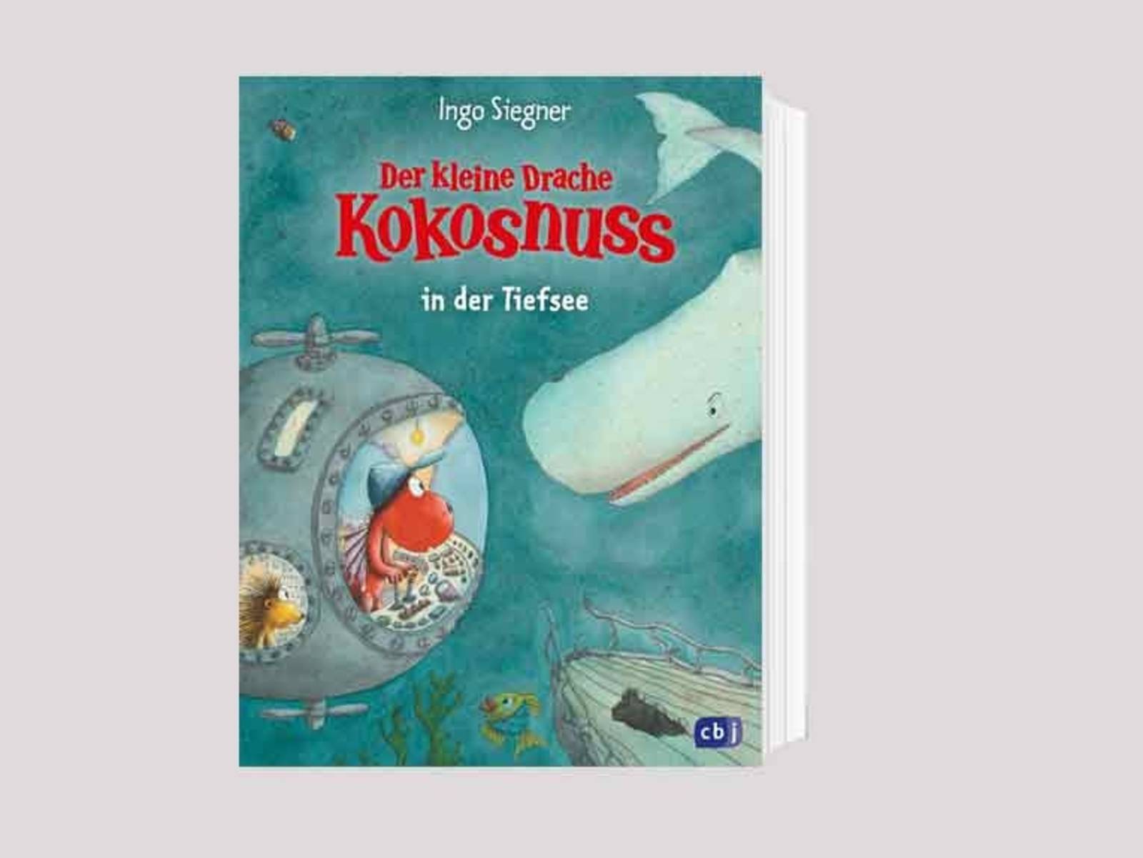 Das Cover zum Buch „Der kleine Drache Kokusnuss in der Tiefsee“ von Ingo Siegner