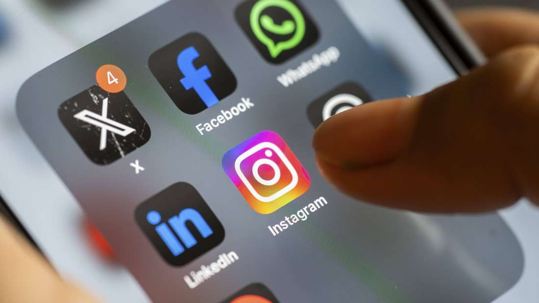 Verschiedene Apps zur Kommunikation auf dem Handy