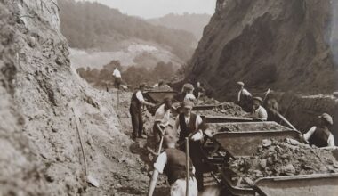 Rhein-Sieg: Fotos zeigen Bau der Wahnbachtalstraße vor 100 Jahren