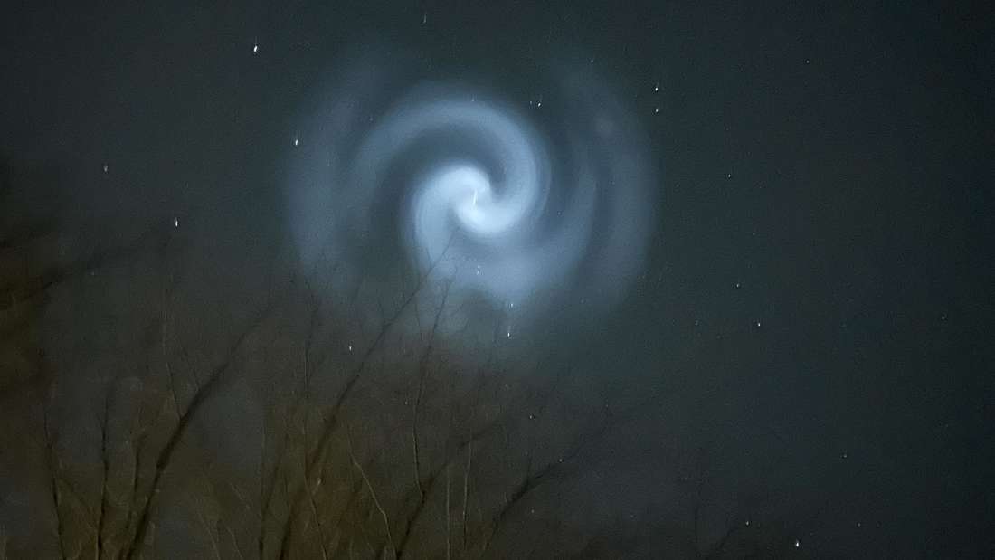 Himmelsphänomen über Niedersachsen am Nachthimmel zu sehen