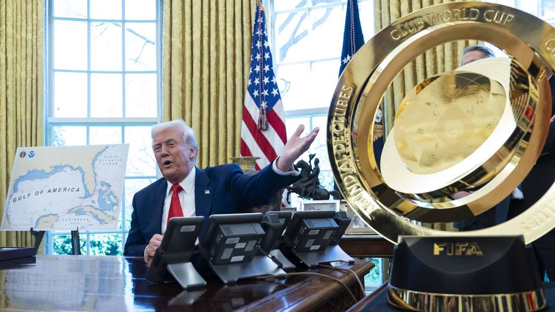  Per Dekret benannte der neue US-Präsident den Golf von Mexiko in Golf von Amerika um