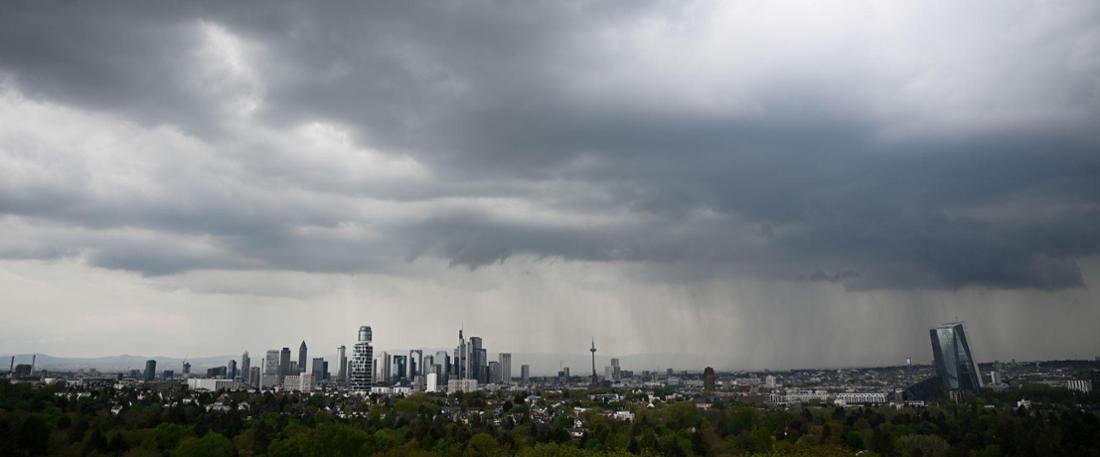Regenwetter in Frankfurt am Main