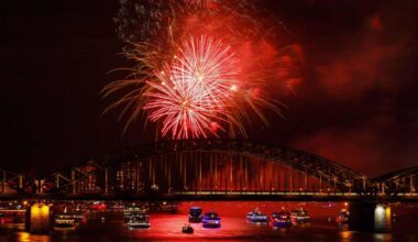 Wo kann man das Mega-Feuerwerk sehen? Alle Infos für Samstag
