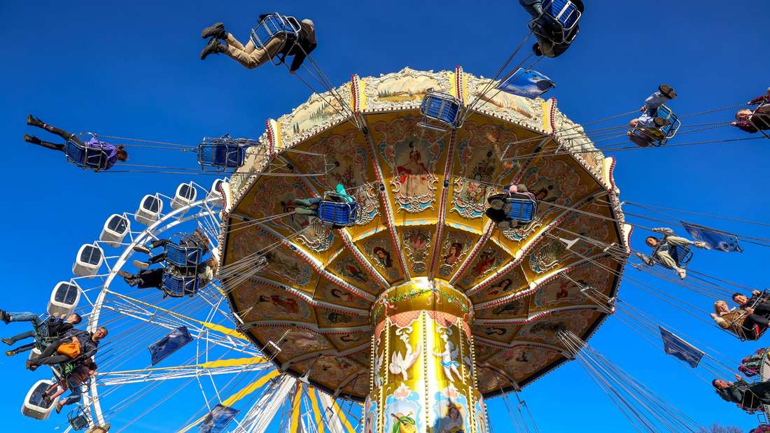 Im Frühjahr, Sommer und Herbst strömen die Kirmes-Fans zum Send.