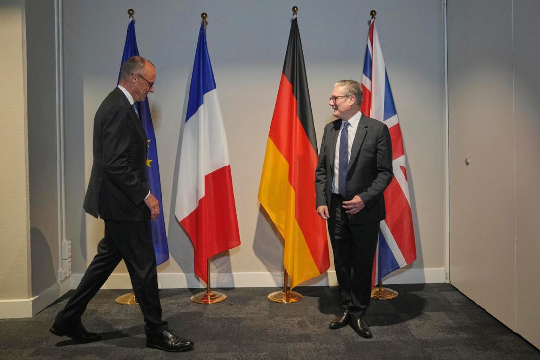 Friedrich Merz und Keir Starmer