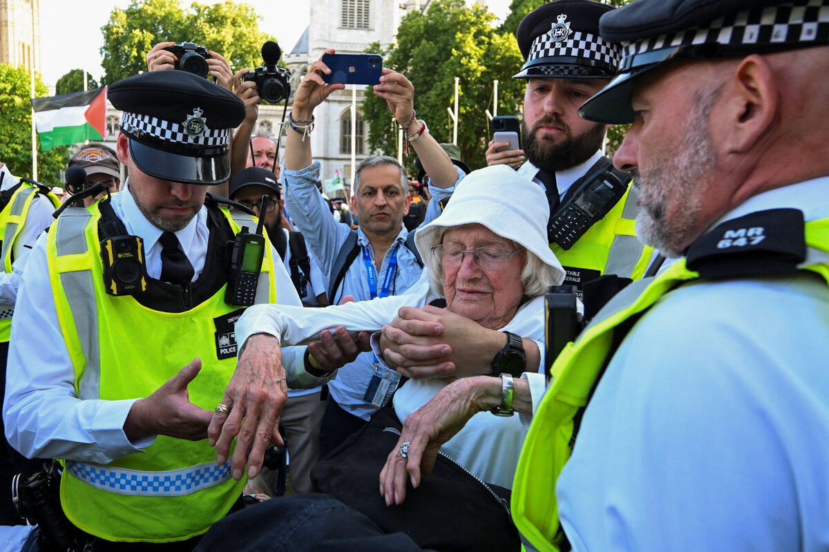 Gaza-Protest in Großbritannien: Massenfestnahmen in London