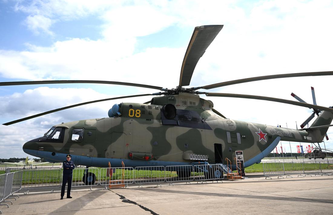 Vor 40 Jahren ging der russische Riesenhubschrauber Mil Mi-26 in Dienst – und wird noch heute produziert