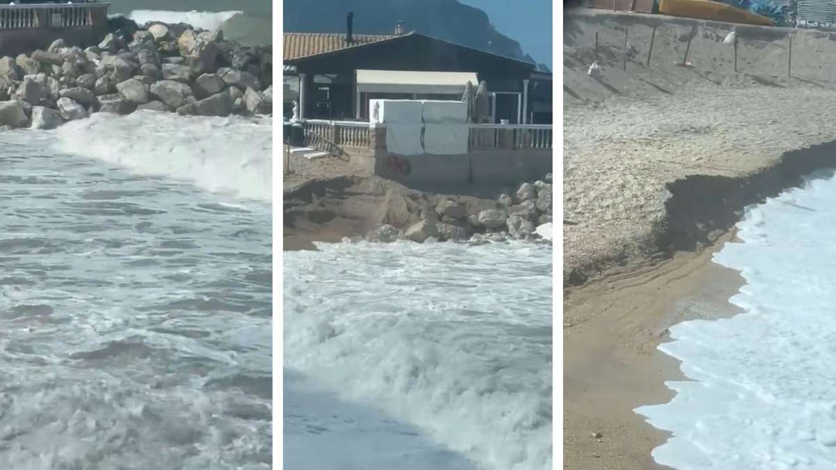 Sturmflut demoliert historischen Adria-Ort in Italien