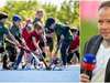 Bei einem Nachwuchshockeyspiel in Rosenheim kam es zu einem Vorfall mit Wolff Fuss (rechts), Deutschlands bekanntestem Fußball-Kommentator.