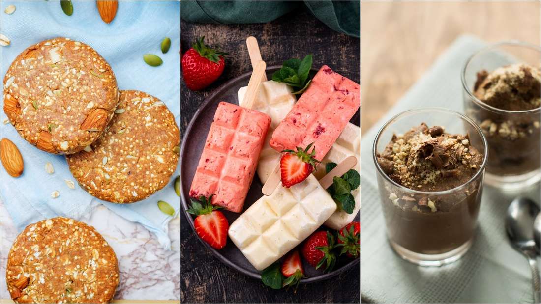 Gesunde süße Snacks mit wenigen Kalorien und hohem Nährstoffgehalt