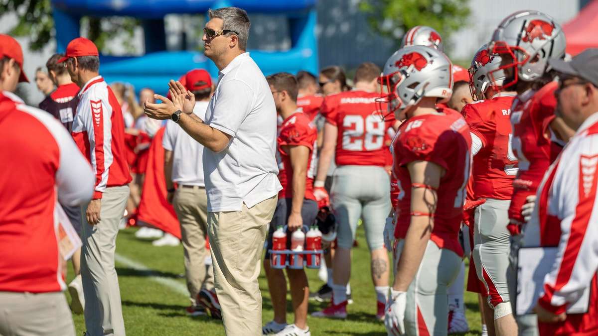 Fursty Razorbacks zu Gast bei Wiesbaden Phantoms