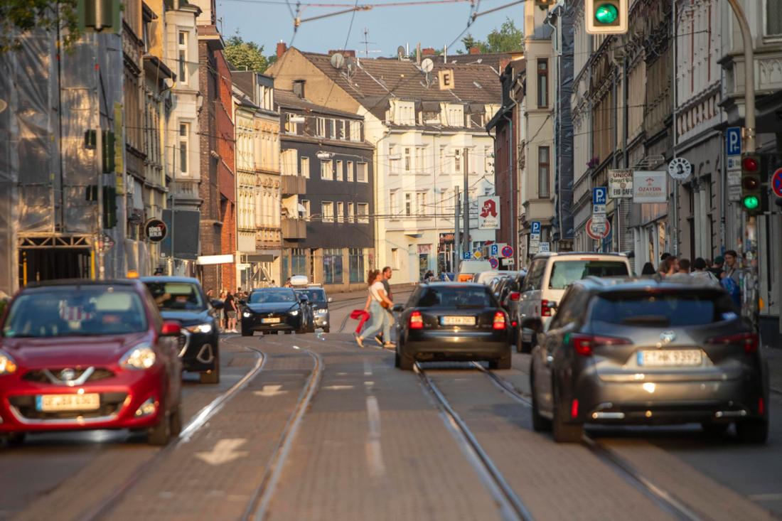 Die Bochumer Straße in Gelsenkirchen Ückendorf
