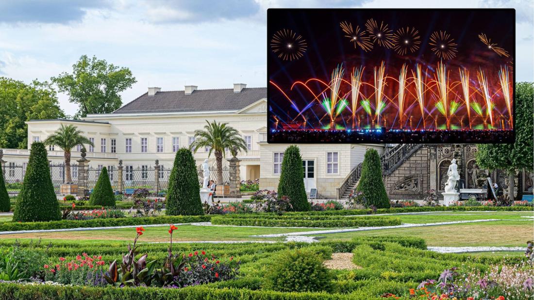 Feuerwerksfinale in Herrenhausen: Drei Länder, drei Shows, ein Jubiläum.