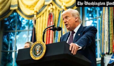 US-Präsident Trump droht Hauptstadt mit Nationalgarde