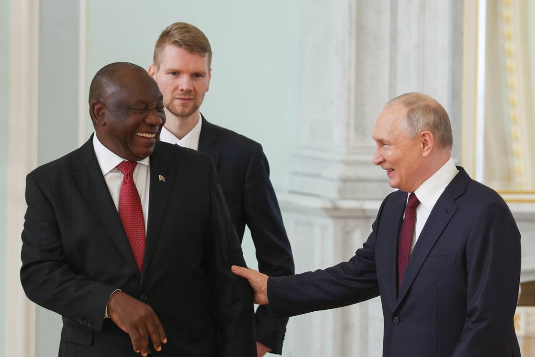 Putin und Ramaphosa