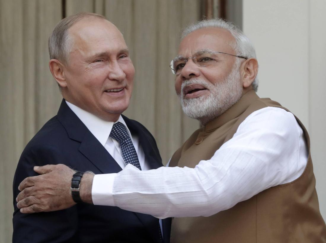 Wladimir Putin und Narendra Modi