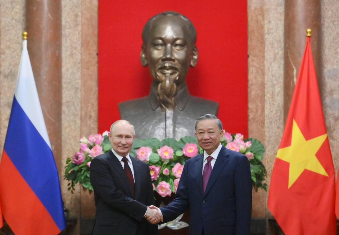 Präsident Wladimir Putin mit To Lam