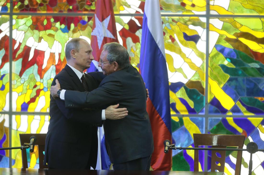 Putin Raúl Castro