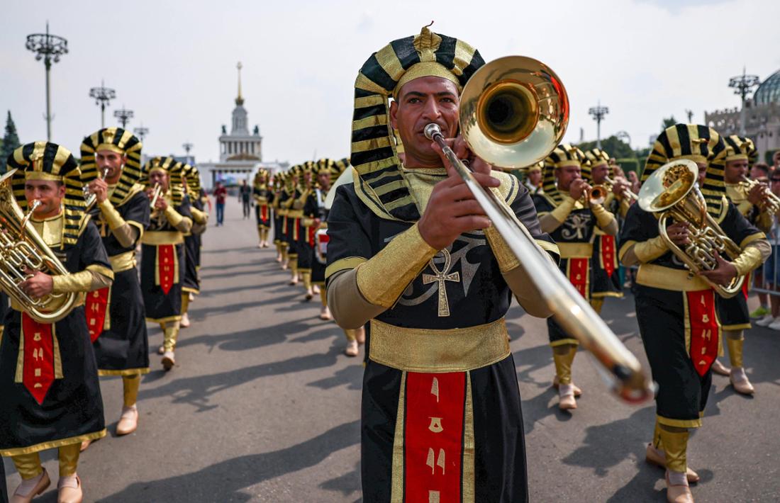 Ägypten Militärband Moskau