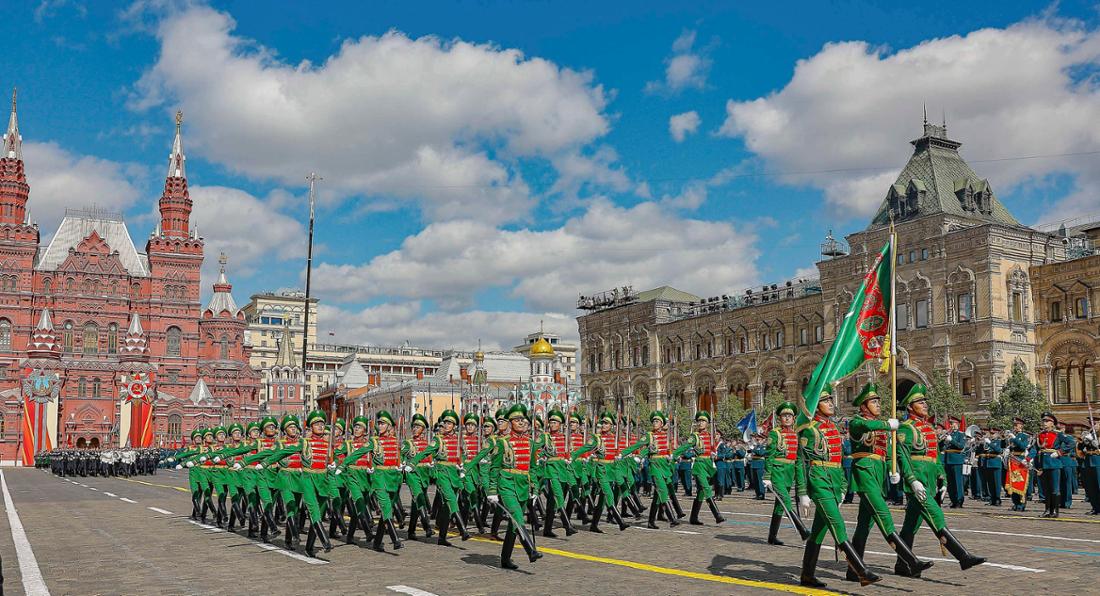 Turkmenistan Moskau Parade 