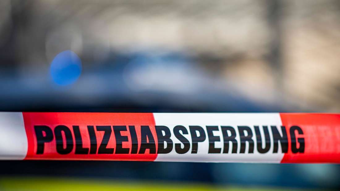 Absperrung der Polizei