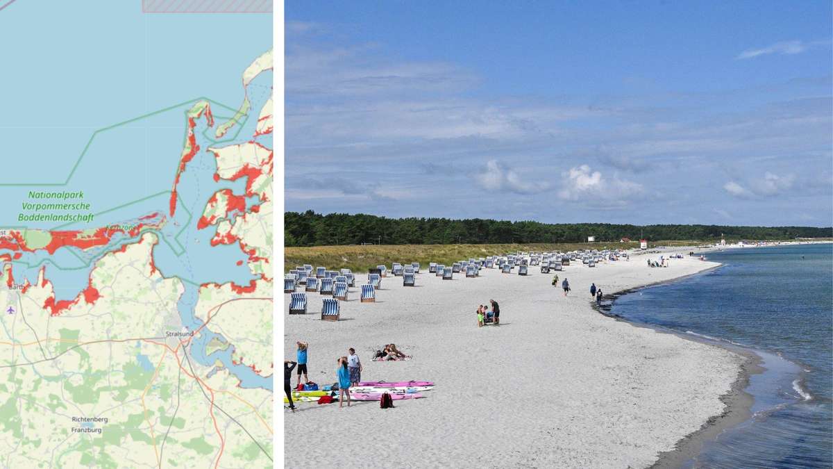 Beliebte Urlaubsregion droht in Ostsee zu versinken – Karte zeigt dramatisches Ausmaß