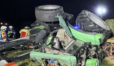 Schwerer Unfall nahe Freising: Betrunkener rast in Traktor