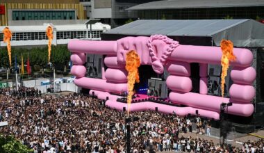 Feiern auf Achrafs Festival